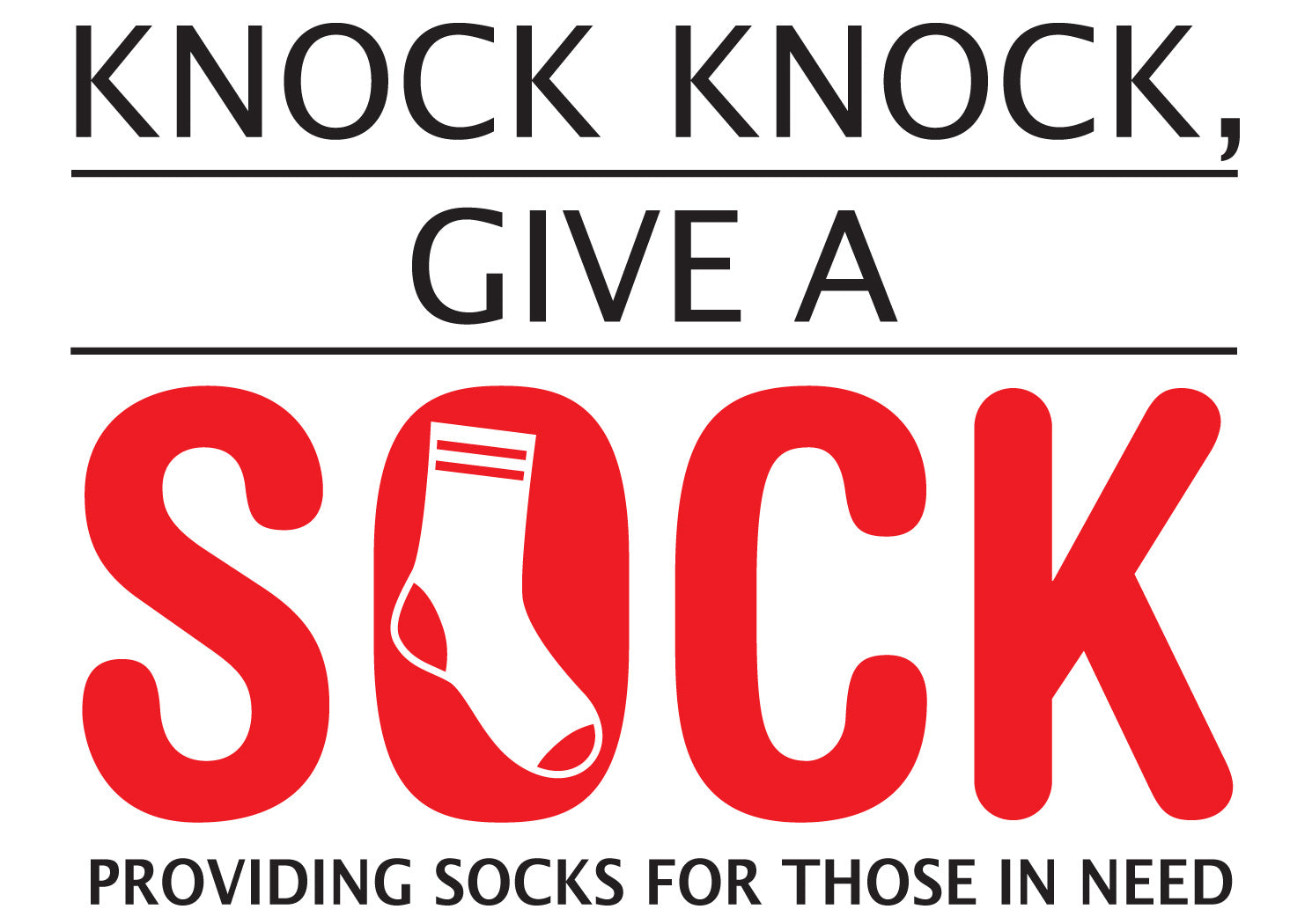 Knock Knock Give A Sock GiveBackBox