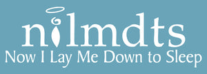 Now I Lay Me Down to Sleep Shipping Label