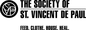 St Vincent de Paul Shipping Label