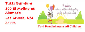 Tutti Bambini Shipping Label