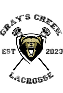 Gray's Creek High School Lacrosse Shipping Label