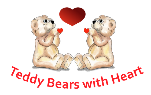 Teddy Bears with Heart  Shipping Label
