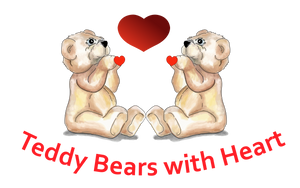 Teddy Bears with Heart  Shipping Label